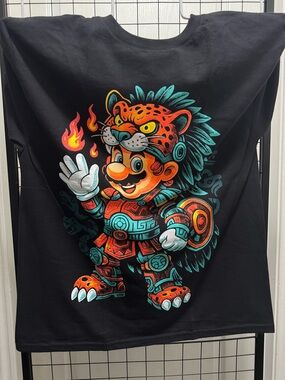 Neon Mario Jaguar Shirt